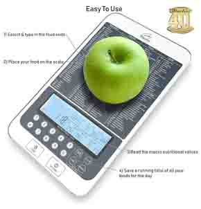 Nutrition Scale – Your Personal Nutritionist at Home! Powered by USDA Data